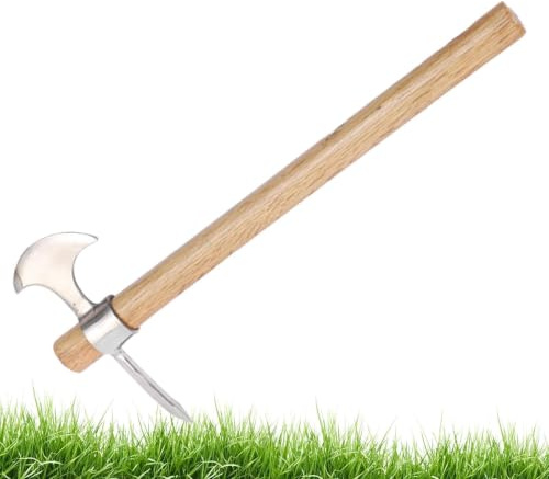 GJWWHUK Piccone da Roccia | Piccola Zappa a Doppia Testa in Acciaio ,Attrezzi da Scavo per Giardino | Per Giardinaggio Edilizia Esterna Agricoltura Forestale Scavo Radici Arbusti Cortile Terra