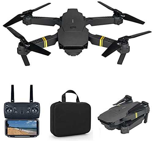 ZTBGY Drone 4K avec caméra pour adultes, pliable, facile à utiliser avec GPS quadrirotor avec vidéo HD FPV en direct, grand angle réglable et fonction de maintien de l'altitude, mode sans tête