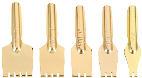 EXCEART 5 Stücke Kalligraphie Nibs Brunnen Stift Tibetische Schreibfeder Quillstift Tintenstift Goldene