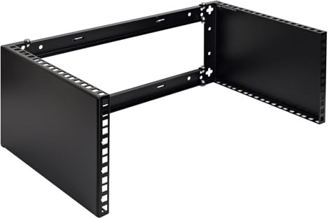 RackPath 4U Wall Mount Network Rack - Patch Panel Bracket for Server and Network Equipment – 11.25 inch Deep – Heavy Duty 150lbs Capacity