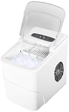 SmPinnaA Macchina per Il Ghiaccio Automatica, Piccola Macchina Elettrica per Cubetti di Ghiaccio da 15 Kg/24 Ore, Macchina per Cubetti di Ghiaccio, Cubetti di Ghiaccio Proiettili di 2 Dimensioni