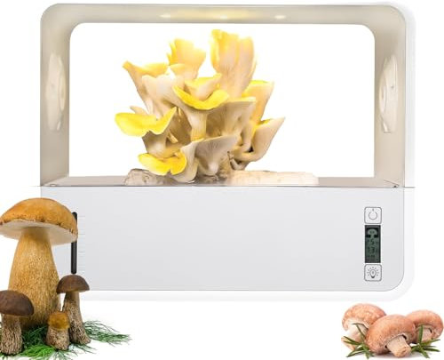 Kit de culture de champignons intelligent, tente de culture de champignons avec lumière de croissance, humidification et échappement entièrement automatiques, kit de culture de champignons monotub