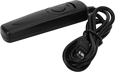 SLR Scatto Remoto Trigger Cavo Flessibile di Fotocamera Nera 90 Cm