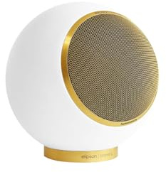 ELIPSON Enceinte bibliothèque Planet L Performance Blanc Mat - Gold | HiFi | Home Cinema | à l'unité
