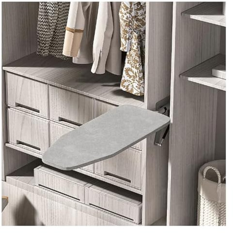 Tabla de Planchar de Pared, Tabla de Planchar elevable, Tabla de Planchar Oculta, Ahorra Espacio, Ideal para Espacios pequeños, armarios, Casas, Apartamentos.