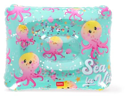 Legami - Cojín hinchable de playa, cómodo cojín ultraligero de playa piscina camping, diámetro 40 cm