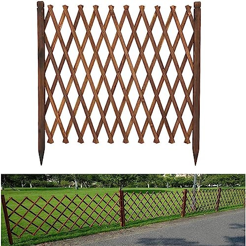 ABBNIA Panneau de clôture décoratif de Jardin Extensible en Bois pour Treillis et clôture de Jardin extérieur