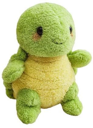 Ueiwffzo Niedliche Schildkröte Kuscheltier, Weich Schildkröte Plüschtier zum Kuscheln & Spielen Spielzeug Stofftier Plüsch Puppe Kissen Geburtstag für Kinder (25cm)