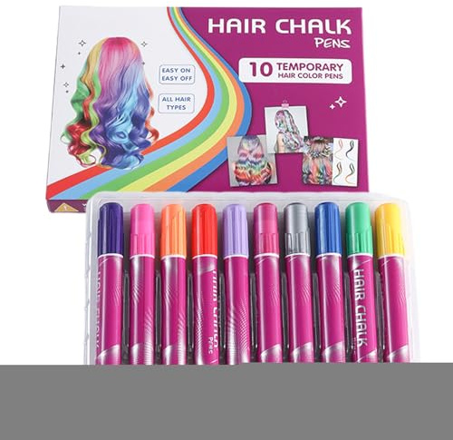 Gesso per Capelli 10 Colori Marcatori Per Tinture Capelli