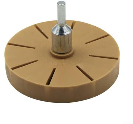Radiergummi-Rad 8,9 cm für Auto-Kleberentfernung – Autolack-Reparaturwerkzeug, kompatibel mit Metall, Glas, Holz, Fiberglas, 4000 U/min, DIY-Hardware-Werkzeug