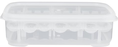 Beavorty Boîte à Couver pour Reptiles 14 Compartiments en Plastique Blanc, Facile à Transporter Gérer, pour L'éclosion D'œufs de Lézards et Autres Animaux Reptiliens