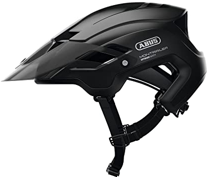ABUS Mountainbike-Helm MonTrailer - Robuster Fahrradhelm für den Geländeeinsatz - Unisex - Schwarz Matt, Größe L