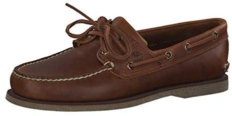 Timberland herr klassisk 2 ögon båtsko, Brun Sahara, 44.5 EU