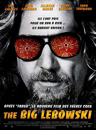 The Big Lebowski Kinoposter Original Klein (53 x 40 cm Rolle) Joel Coen Jeff Bridges Julianne Moore