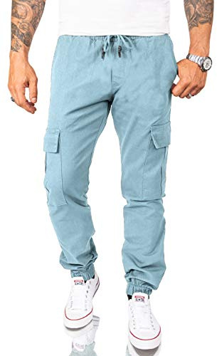 Rock Creek Herr cargobyxor chinos byxor RC-2082, Babyblått, 40W x 30L