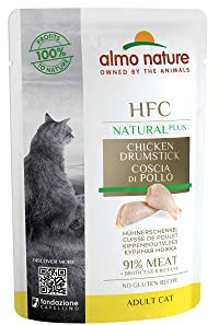 almo nature HFC Natural Plus nass für Katzen - Hühnerschenkel 55g x 24 Stück, 1er Pack (1 x 1.7 kilograms)