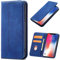 OKZone Compatible with Google Pixel 3A XL Case, Magnetic Leather Mobile Phone Case for Google Pixel 3A XL, Premium Leather Flip Foldable Card Slots Shockproof Stand Function (Blue)