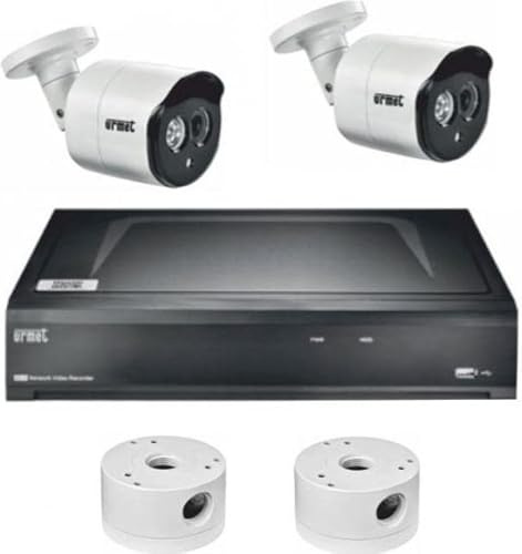 KIT IP 5M CON NVR 4CH 4K POE (URMET cod. 1098/854)