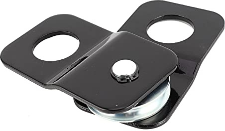 4 Tons/8800lbs Capacity Snatch Block Double Winch Pulley, Provides Perfect Angles, Reduces Load, Fits 5/16in Winch Cables, Suitable for Trailer, Climbing, Warehouse, and Home Uses
