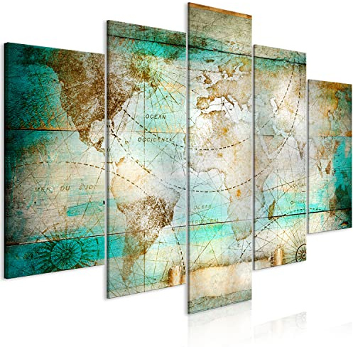 B&D XXL - Acrylglasbild Geschenke Heimdekoration, 200x100 cm, 5-teilig | Hochwertige Leinwand, sofort aufhängbar, ideal fürs Wohn- oder Schlafzimmer, wasserfest und lichtecht, langlebig, stilvoll