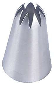 Outils de décoration de gâteaux, buses de piping p Buse de crème for Cupcake, fournitures de cuisson, outil de cuisine, accessoires de décoration, passepoil et grande pointe réutilisable en acier inox