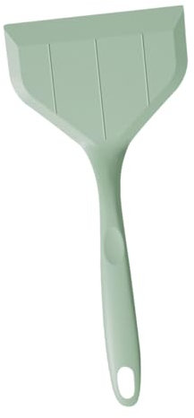 Ciieeo Large Nonstick Silicone Pancake Turner Spatula Heat Resistant Ergonomic Long Handle for Eggs Flexible Cooking Sauteing and Easy Cleaning