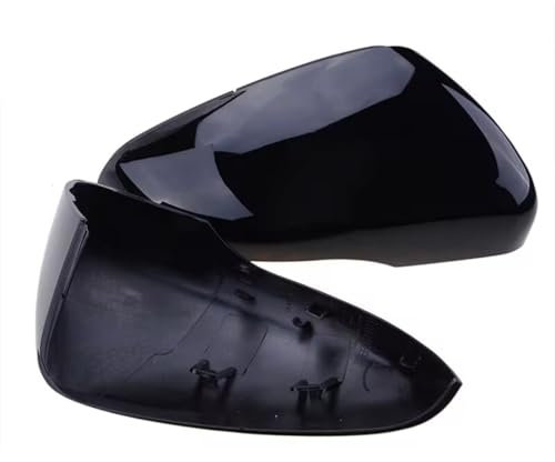 Spiegelkappen Für VW Für Golf 6 MK6 Für GTI Für GTD 2009-2013 Autoersatz Rückspiegel Seitenspiegelabdeckung Flügelkappe Auto Spiegelkappen(Gloss Black)