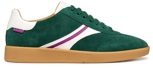 Geox Scarpe da Ginnastica da Donna D MELEDA, Verde, 38 EU, Verde, 38 EU