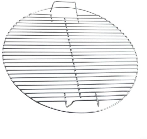 CashMuch Griglia rotonda di ricambio in acciaio inox per barbecue Weber, 44,5 cm, per bollitore a carbone Weber da 47 cm
