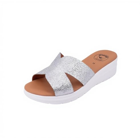 JOMIX Ciabatte Donna Estive Moda Zeppa Comoda Mare Casa Sandali Sabot Fascia