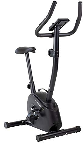 TechFit Cyclette da camera - Cyclette per Casa con Volano 4,5 kg, Sistema Magnetico a 8 Livelli e Supporto per Tablet per Fitness e Cardio a Casa (B250N)