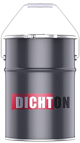 DICHTON Bio Silikatfarbe innen 2,5l Weiß Innensilikatfarbe - Wandfarbe, Mineralfarbe für Beton, Gips, Putz, Raufaser in Bad, Küche, Garage - allergieneutral, waschbeständig, hochdeckend D.45W