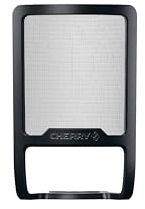CHERRY UM POP FILTER, Protection Anti-Pop pour Microphone USB CHERRY UM 3.0, UM 6.0 ADVANCED, UM 9.0 PRO RGB, Filtre pour Réduire les Sons Plosifs, Facile à Installer, Noir