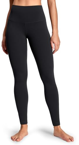 HeyNuts Workout Pro Full Length Yoga Leggings for Tall Women, Tummy Control Compression Athletic Yoga Pants 28'' Black XL(14)