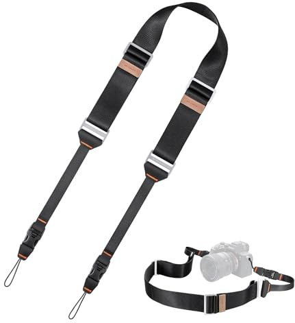 K&F CONCEPT Kamera-Schultergurt für Fotografen, professioneller Kamera-Umhängegurt, Umhängetaschen Belt Strap kompatibel mit Sony Canon Nikon Fuji-Kamera, andere DSLR-Spiegelreflexkameras