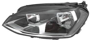 EDA PREMIUM auto Scheinwerfer, Frontscheinwerfer Links 5G1941005 passend für VW GOLF VII 2012-2017 mit Stellmotor für Leuchtweitenregulierung, H7/H15, E