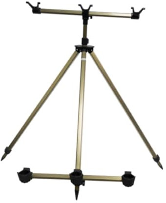 predolo Soporte para caña de Pescar, Soporte para trípode para Postes de Pescar, trípode Plegable de aleación de Aluminio, Soporte para caña para Suelo de