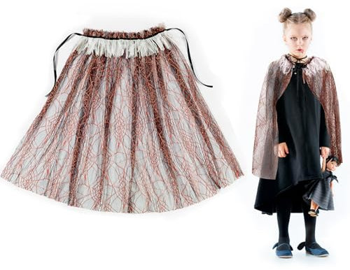 Halloween-Umhang, Spinnennetz-Umhang für Halloween, Cosplay, Verkleidung, Spitze, Spinnennetz, Kostüm für Damen, Partyzubehör, 76,2 cm, stil 4, 1