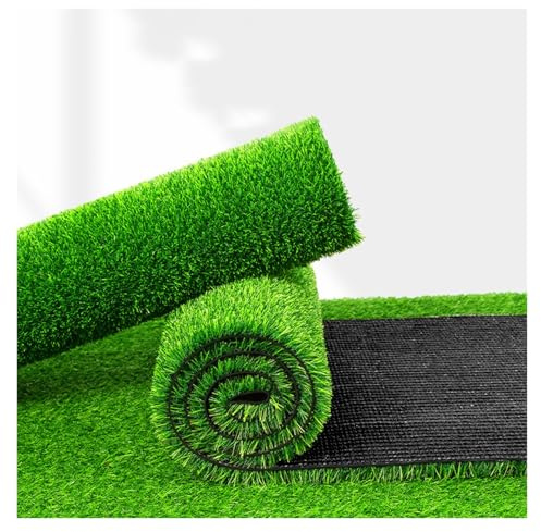 Prato Sintetico Tappeto in Erba Artificiale per Decorazione, Paesaggistica Erba Artificiale Verde Denso Morbido(1x4m/3.28x13.12ft)