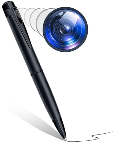 64GB Camera Pen 1080P, Mini Spy Hidden Camera Portable Pocket Cam with Motion Detection, Secret Cameras with Video Recording Photo Taking for Home Business Conference