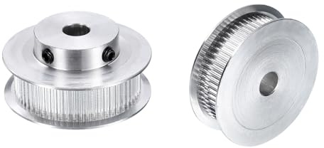QUARKZMAN 2 Stück GT-2 60T Umlenkrolle 8mm Bohrung Aluminium Für 3D-Drucker | Zahnriemenscheibe 60 Zähne, Passend Für 10mm Breite Zahnriemen