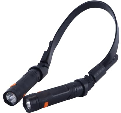 Ticha Luz de lectura recargable para el cuello, luz para libros, recargable por USB, diseño ergonómico para llevar alrededor del cuello, cómoda y flexible para leer, estudiar, viajar y acampar.