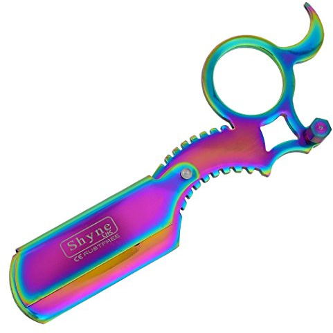 Barber Salon Straight Cut Throat Wet Shaving Razor Shavette Rasoirs Multi Colour