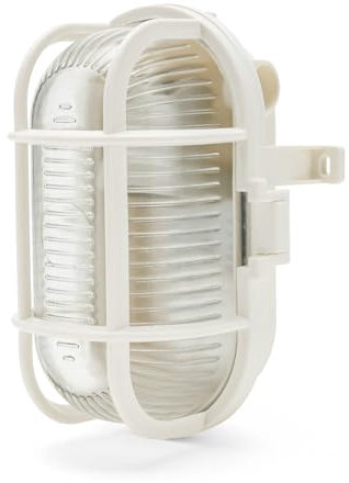 Velamp turtle-b Applique Ovale, E27, blanc