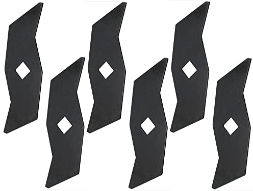 SECURA Jeu de lames (Kit de 6) compatible avec AL-KO 38 VB Scarificateur