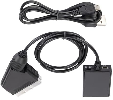 NATEFEMIN Cavo di collegamento da HDMI a SCART per interfaccia multimediale HD per HDTV/DVD/PAL/NTSC, fino a 300 MHz