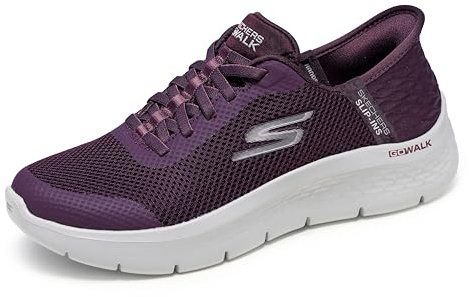 Skechers dam Go Walk Flex handsfree slip-on – Grand Entry Sneaker, Vinröd, 8