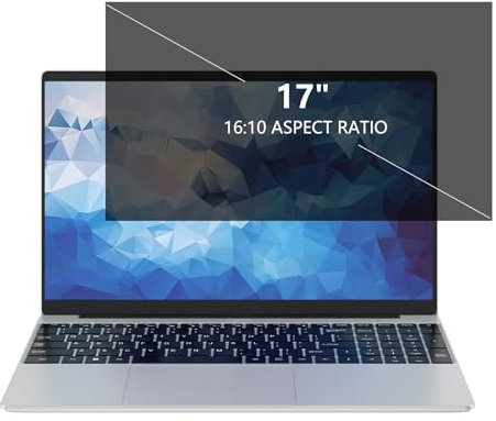 Koelaa Filtro Schermo Privacy da 17 Pollici, Protezione per Schermo Privacy Anti Luce Blu/Antiriflesso/Anti UV, per Laptop, Pellicola Protettiva Rimovibile-17 (16:10)