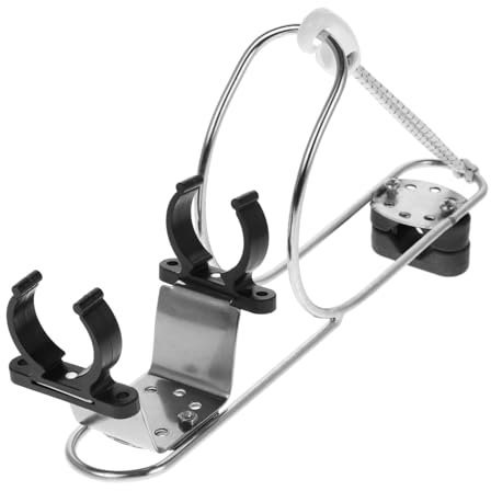 BESPORTBLE Boot Rettungsring Aus Edelstahl Dual Clip Design Für Sichere Befestigung Einfache Installation Für Yachten Und Boote Rostbeständig Und Langlebig