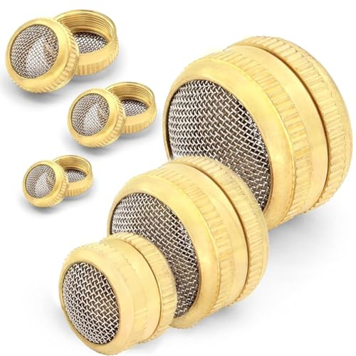 Ultrasonic Cleaner Basket Set, Brass with Stainless Steel Mesh Pack of 3